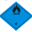 placa adr peligro clase 4.3