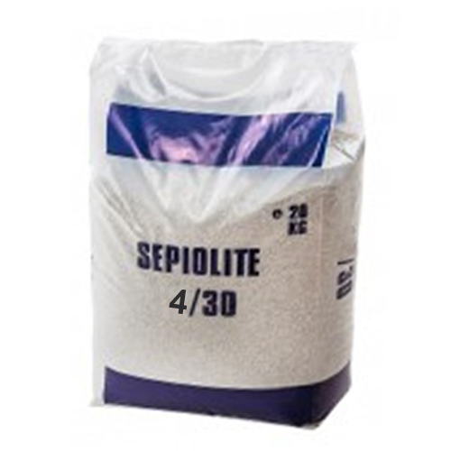 Sepiolita granulometría 4/30 en sacos de 20 kgs